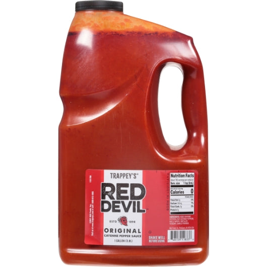 Sauce Red Devil Buffalo Style Cayenne Pepper Hot Sauce Bulk, 4 x 1 GA Case - DOT product image 4
