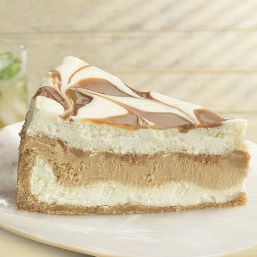 Sweet Street 9 Inch Dulce De Leche Cheesecake, 14 Slices per Cheesecake, 2 x 4.56 lb Case - Alternate product angle or state