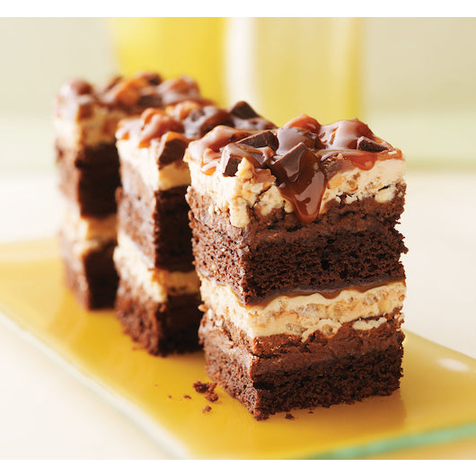 Sweet Street Chocolate Peanut Butter Stack Dessert Bar, 8 x 2.63 lb Case - DOT product image 2
