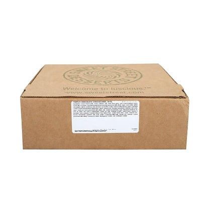 Sweet Street Triple Chocolate Cheesecake, 14 Slices per Cheesecake, 2 x 5.75 lb Case - Bakery & Desserts