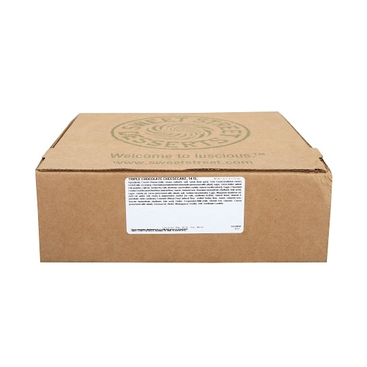 Sweet Street Triple Chocolate Cheesecake, 14 Slices per Cheesecake, 2 x 5.75 lb Case - Bakery & Desserts