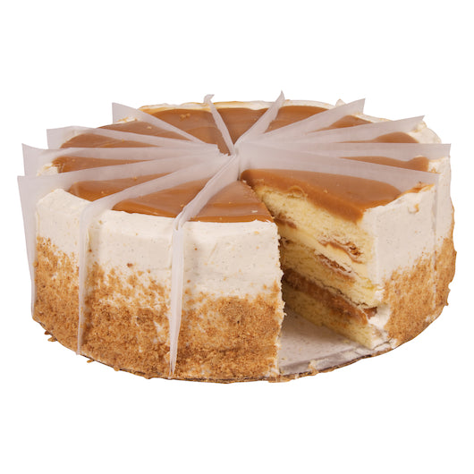Sweet Street SALTED CARAMEL VANILLA CRUNCH Cake, 14 Slices per Cake, 2 x 4.875 lb Case - Bakery & Desserts