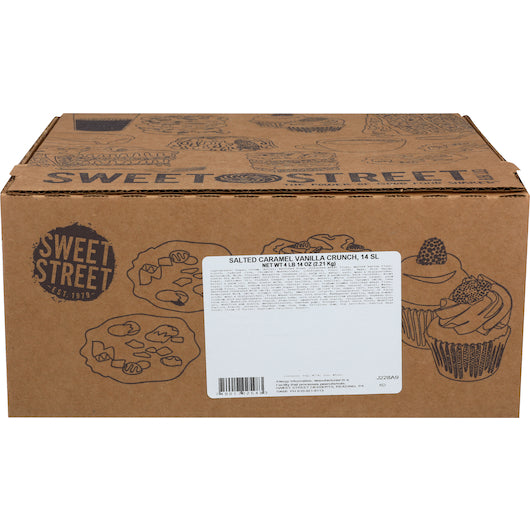 Sweet Street SALTED CARAMEL VANILLA CRUNCH Cake, 14 Slices per Cake, 2 x 4.875 lb Case - DOT product image 3