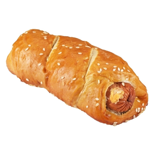 Sweet Street Sausage & Cheddar Handcrafted Pretzel, 48 x 6.2 oz Case - DOT product image 3