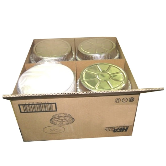 Round Aluminum Container Handi-Foil 9 Inch Round Pan With Lid, 1 x 200 ct Case - DOT product image 6