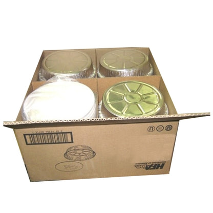 Round Aluminum Container Handi-Foil 9 Inch Round Pan With Lid, 1 x 200 ct Case - DOT product image 6