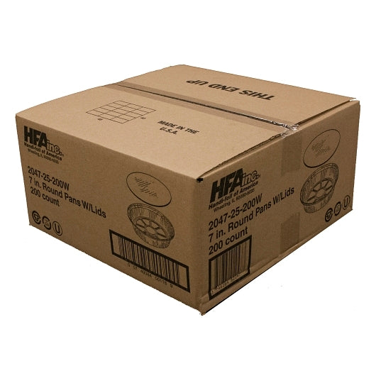 Handi Foil Round 7 Inch Aluminum Round With Lid Combo, 1 x 200 each Case - DOT product image 8