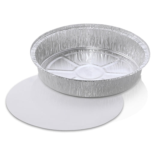 Handi Foil Round 7 Inch Aluminum Round With Lid Combo, 1 x 200 each Case - DOT product image 4
