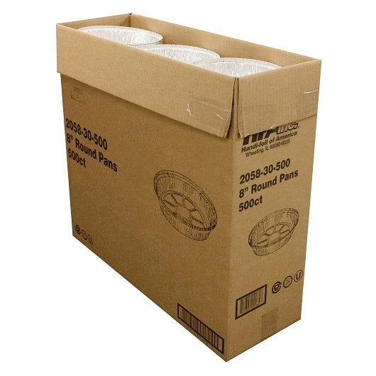 Handi Foil Round Handi-Foil 8 Inch Aluminum Round Pan, 1 x 500 each Case - DOT product image 7