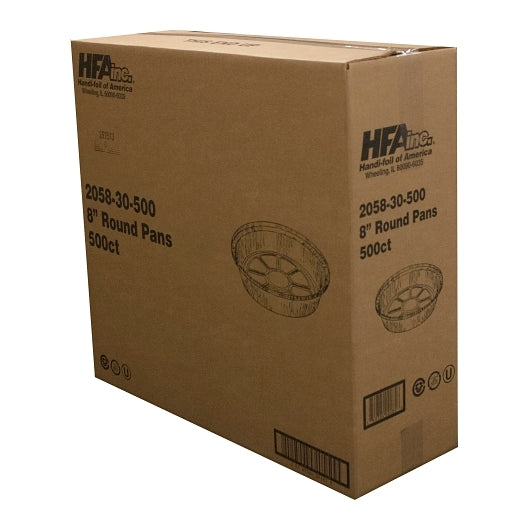 Handi Foil Round Handi-Foil 8 Inch Aluminum Round Pan, 1 x 500 each Case - DOT product image 8