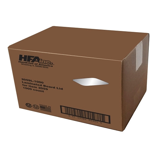 Handi Foil Laminated Fits 2059 Laminated Board Foil Lid, 1000 x 1 PC Case - DOT product image 8