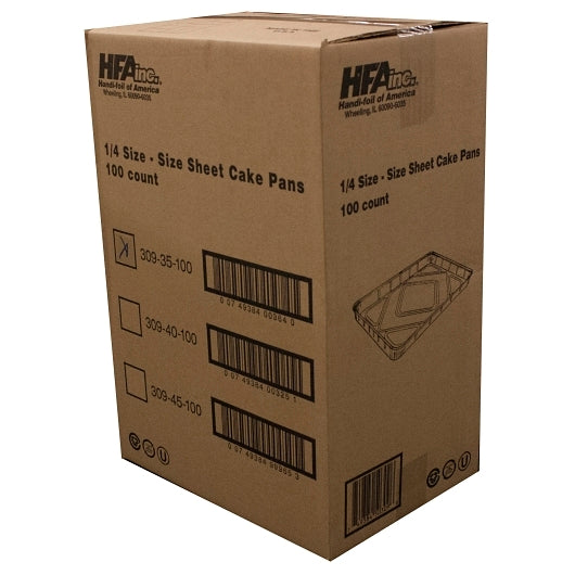 HFA Handi-Foil Forth Size Aluminum Sheet Cake Pan, 100 x 1 PC Case - DOT product image 8