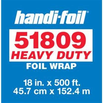 Handi Foil Extra 18 Inch X 500 Feet Extra Heavy Duty Foil Wrap, 1 x 1 each Case - Disposables