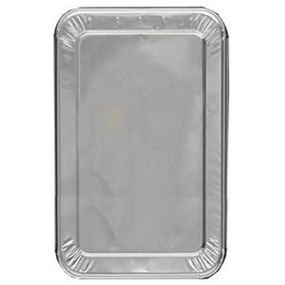 HFA Handi-Foil Fourth Size Full Curl Lid for Steam Table Pans, 1 x 200 each Case - Disposables