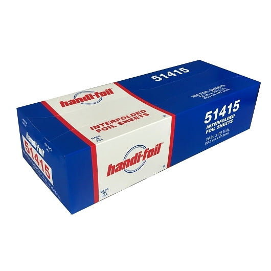 HFA Handi-Foil 14" x 10.75" Foil Sheets, 6 x 500 ct Case - Disposables
