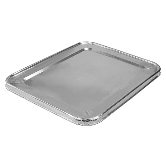 Handi Foil Full Handi-Foil Half Size Full Curl Edge Lid for Steam Table Pan, 1 x 100 each Case - Disposables
