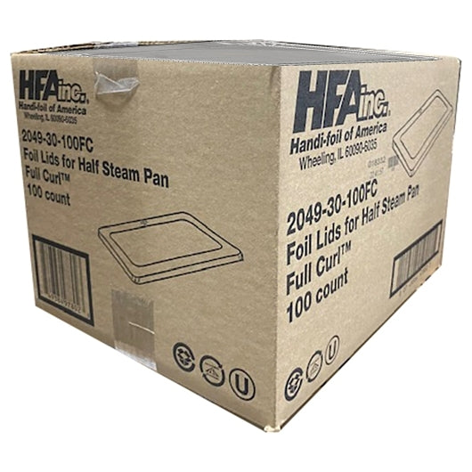 Handi Foil Full Handi-Foil Half Size Full Curl Edge Lid for Steam Table Pan, 1 x 100 each Case - DOT product image 5