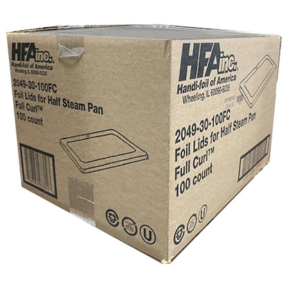Handi Foil Full Handi-Foil Half Size Full Curl Edge Lid for Steam Table Pan, 1 x 100 each Case - DOT product image 5