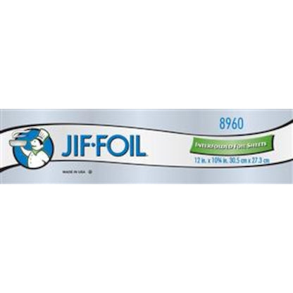 Jiffy Foil Sheets 12 X 10.75, 1 x 6 each Case - Disposables