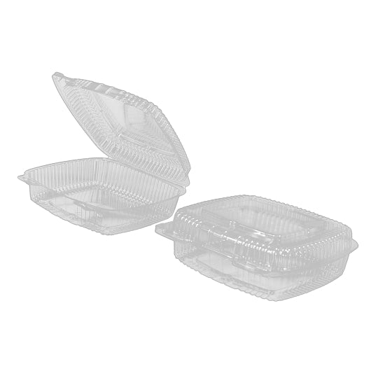 HFA Handi-Foil 10 Inch Shallow Single Compartment Plastic Container, 1 x 200 each Case - DOT product image 2