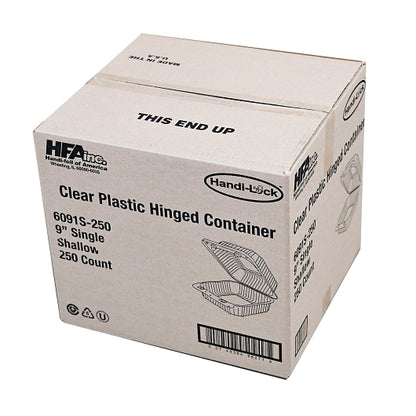 Handi-Foil 9 Inch Square Shallow Plastic Container, 1 x 250 each Case - DOT product image 8