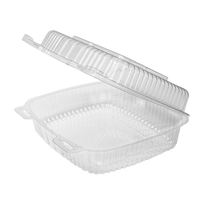 Handi-Foil 9 Inch Square Shallow Plastic Container, 1 x 250 each Case - DOT product image 5