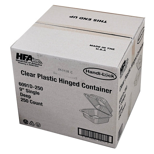Handi-Foil 9 Inch Square Deep Plastic Container, 1 x 250 ct Case - DOT product image 8