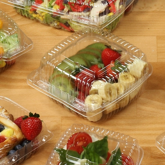 Handi Foil Of 6 Inch Plastic Square Deep Container, 1 x 500 each Case - DOT product image 3