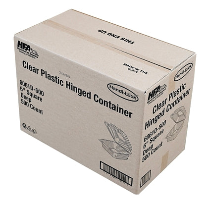 Handi Foil Of 6 Inch Plastic Square Deep Container, 1 x 500 each Case - DOT product image 5