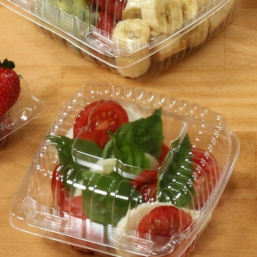 Handi-Foil 5 Inch Square Deep Plastic Container, 1 x 500 each Case - DOT product image 5