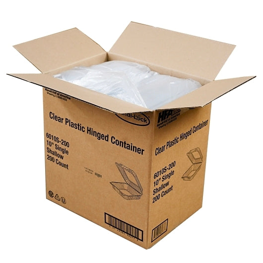 HFA Handi-Foil 10 Inch Shallow Single Compartment Plastic Container, 1 x 200 each Case - DOT product image 6