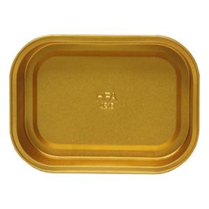 Handi Foil Gourmet Gourmet-To-Go Small Black Gold with Lid Combo, 1 x 100 each Case - Disposables