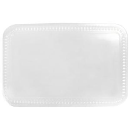 HFA Handi-Foil Fit 321 and 320 Plastic Low Dome Lid, 1 x 100 each Case - Disposables