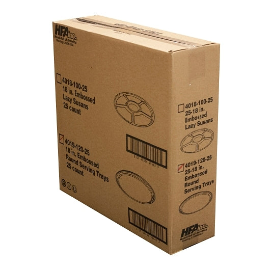 Handi-Foil 18 Inch Embossed Round Serving Tray, 1 x 25 each Case - DOT product image 8