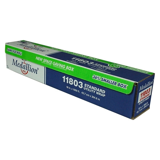 Metro Alum Foil Medallion 18 Inch X 1000 Feet Standard Roll, 1 x 1 each Case - Disposables