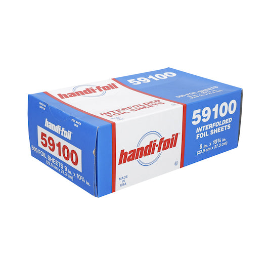 Darling Food Service Handi-Foil Interfolded 9"X10.75" Foil Sheet, 6 x 1 ct Case - DOT product image 2