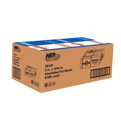 Darling Food Service Handi-Foil Interfolded 9"X10.75" Foil Sheet, 6 x 1 ct Case - DOT product image 8
