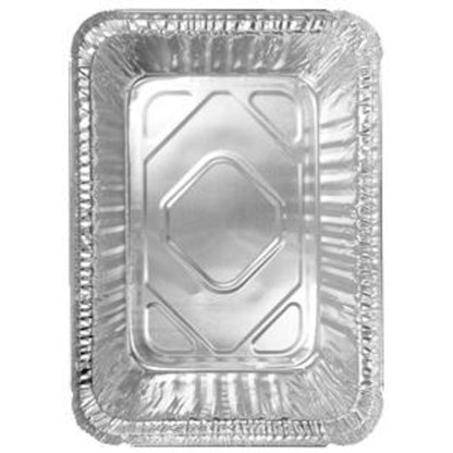 Handi Foil of 1.5 Inch Aluminum Oblong Shallow Pan, 500 x 1 PC Case - Disposables