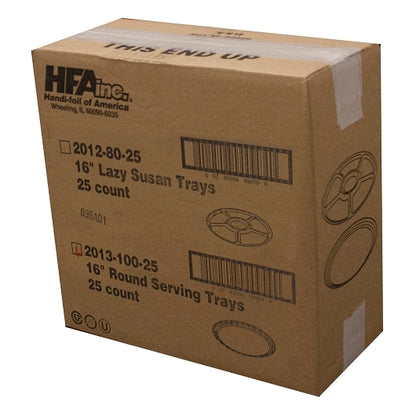 Handi-Foil 16 Inch Embossed Round Tray, 1 x 25 each Case - DOT product image 7
