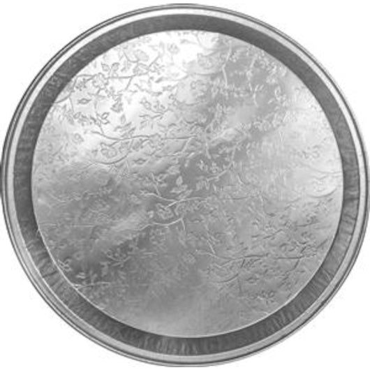 Handi-Foil 12 Inch Embossed Serving Tray, 1 x 25 each Case - Disposables
