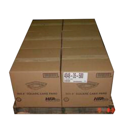 Handi Foil Aluminum 8 Inch Aluminum Square Cake Pan, 1 x 500 each Case - DOT product image 7