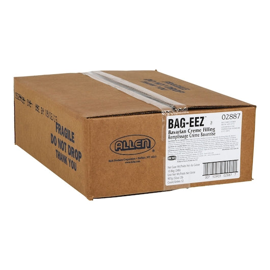 Allen Bavarian Creme, 12 x 2 lb Case - GS1 closed shipping case image