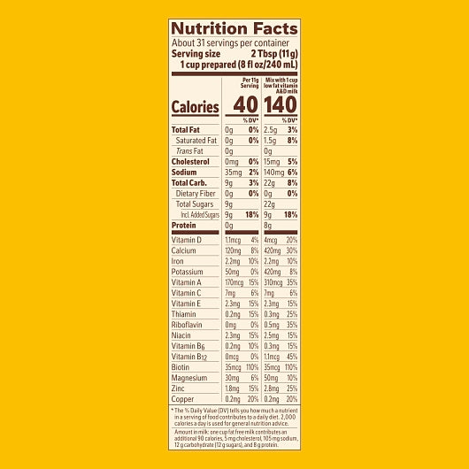 Ovaltine Novartis Classic Milk Flavoring Malt, 6 x 12 oz Case - DOT product image 8