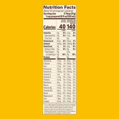 Ovaltine Novartis Classic Milk Flavoring Malt, 6 x 12 oz Case - DOT product image 8