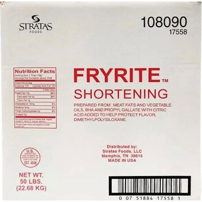 Fryrite Animal Vegetable Frying Shortening, 1 x 50 lb Case - DOT product image 6