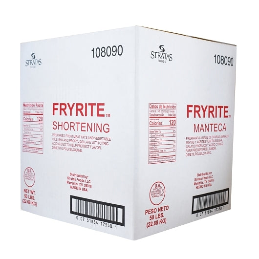 Fryrite Animal Vegetable Frying Shortening, 1 x 50 lb Case - DOT product image 7
