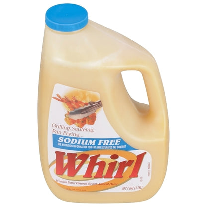 Whirl Sodium Free Butter Flavored Oil, 3 x 1 GA Case - GS1 inner-pack image