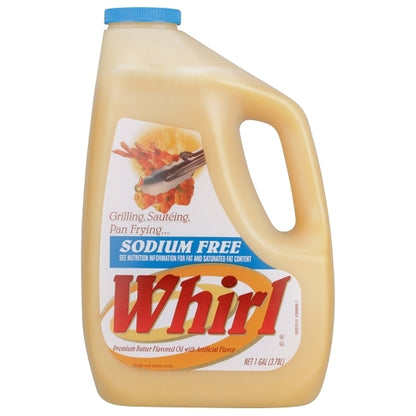 Whirl Sodium Free Butter Flavored Oil, 3 x 1 GA Case - GS1 inner-pack image