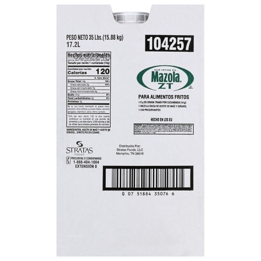 Mazola ZT Oil, 1 x 35 lb Case - DOT product image 5