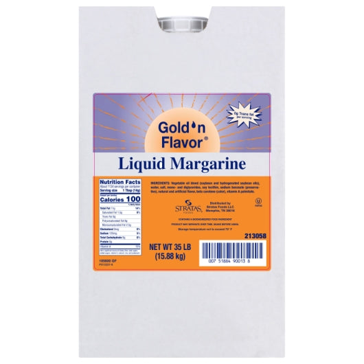Gold N Flavor Liquid Margarine, 1 x 35 lb Case - DOT product image 5